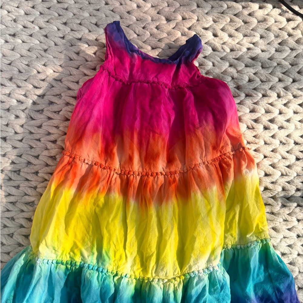 Isaac Mizrahi tie dye tank dress